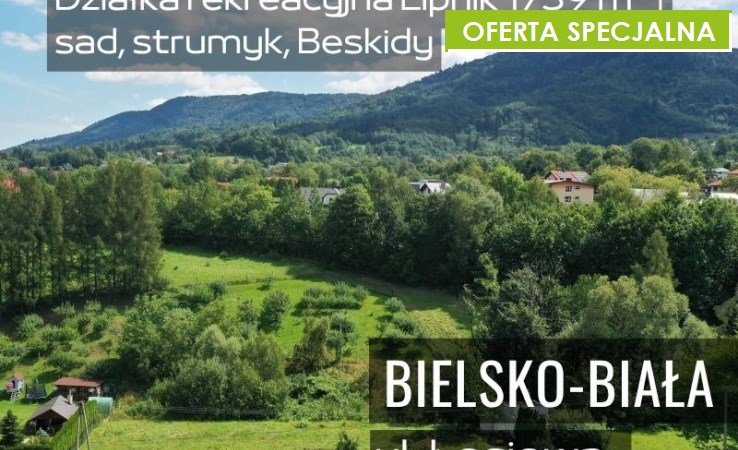 działka na sprzedaż - Bielsko-Biała, Lipnik, Łosiowa