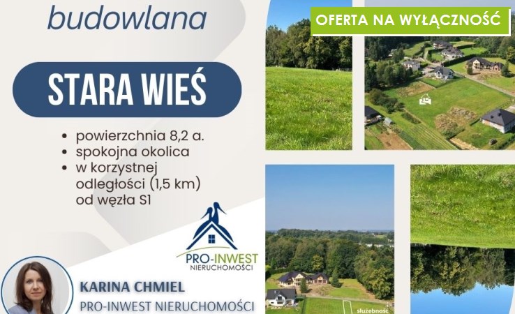działka na sprzedaż - Wilamowice (gw), Stara Wieś, Leszczyńska