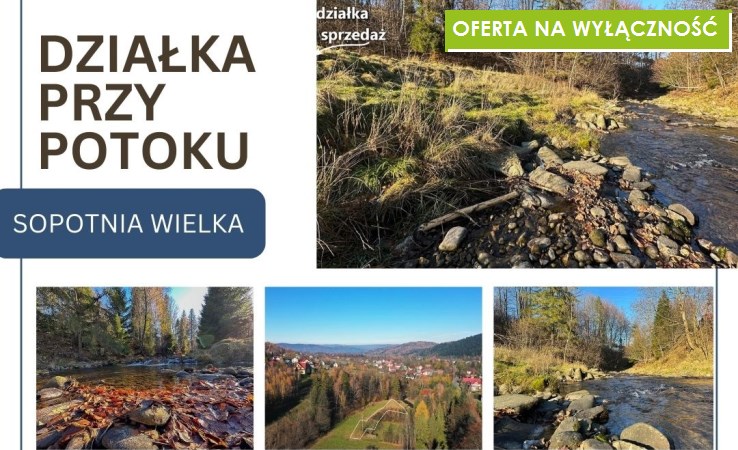 działka na sprzedaż - Jeleśnia, Sopotnia Wielka