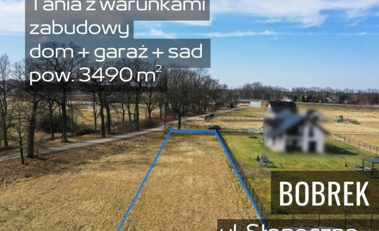 działka na sprzedaż - Chełmek (gw), Bobrek, Słoneczna