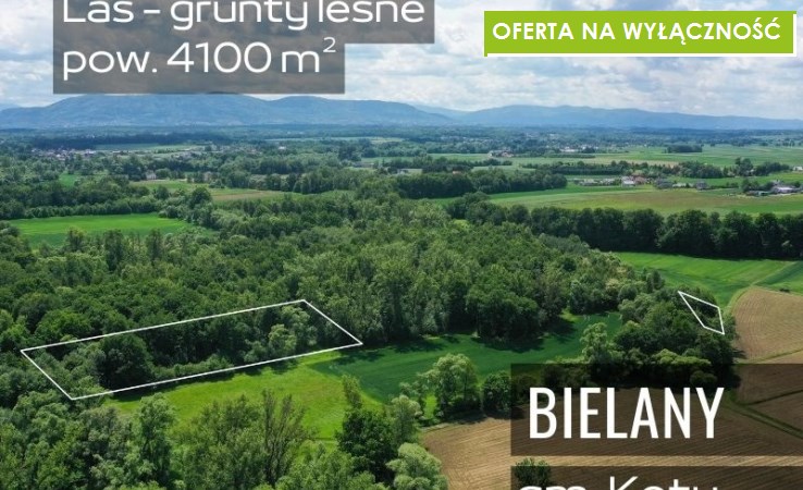 działka na sprzedaż - Kęty (gw), Bielany
