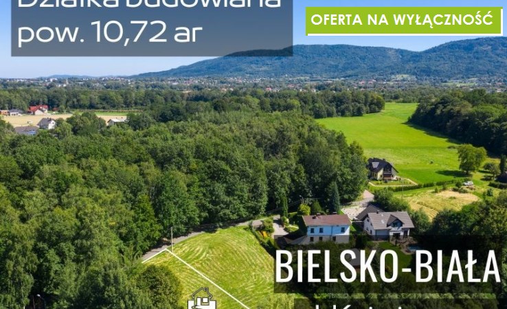 działka na sprzedaż - Bielsko-Biała, Hałcnów, Księżycowa