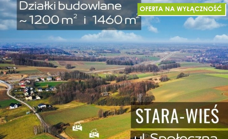 działka na sprzedaż - Bielsko-Biała, Stara Wieś, Społeczna