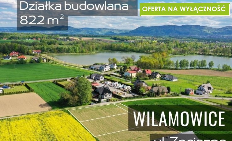 działka na sprzedaż - Wilamowice, Zaciszna