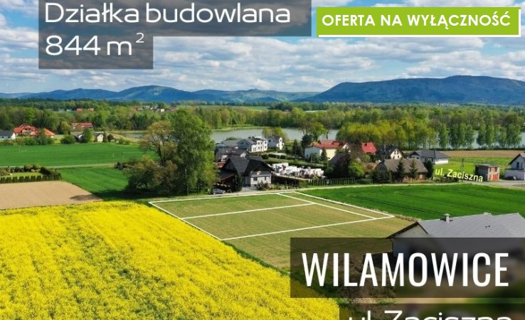 działka na sprzedaż - Wilamowice, Zaciszna