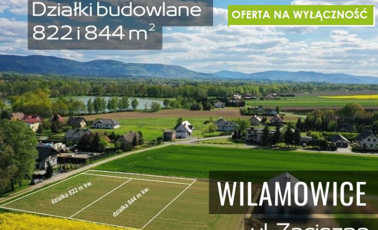 działka na sprzedaż - Wilamowice, Zaciszna