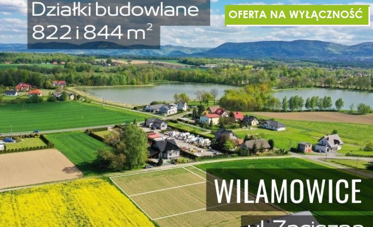działka na sprzedaż - Wilamowice, Zaciszna